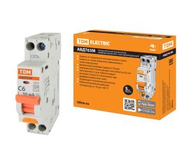 Автоматические выключатели дифференциального тока АВДТ 63М