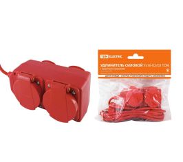 Удлинители силовые с защитными крышками