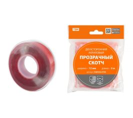 Двухсторонний акриловый прозрачный скотч