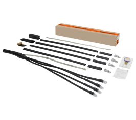 Муфты кабельные термоусаживаемые концевые, внутренней и наружной установки, 1кВ, ПВХ/СПЭ с броней, с наконечниками ПКВНтпБ1