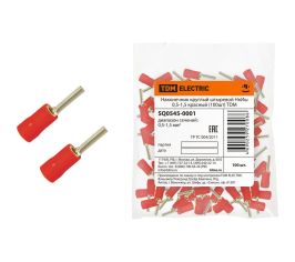 Наконечники штыревые изолированные круглые серии НкИш