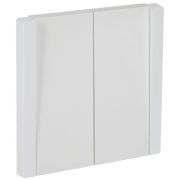 Выключатель 2-кл. СП FORTE&PIANO 10А FP205 бел. IEK FP-V20-0-10-1-K01