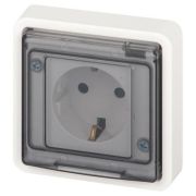 Розетка Эксперт 11-2521-01 2P+E IP55 16А-250В СУ бел. Эра Б0063259