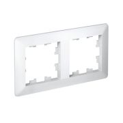 Рамка 2-м AtlasDesign Air бел./дым. бел. SE ATN220102