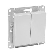 Выключатель 2-кл. СП Эпика механизм алюм. EKF UP1-SWA-20