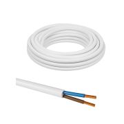 Провод ПВС 2х0,75 ГОСТ (5м), белый TDM