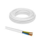 Провод ПВС 3х1,5 ГОСТ (5м), белый TDM