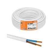Провод ПВС 2х4 ГОСТ (10м), белый TDM