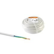 Провод ПВС 4х1 ГОСТ (20м), белый TDM