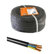 Провод ПВС 5х1 ГОСТ (100м), черный TDM