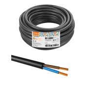 Провод ПВСмб 2х0,75 (10м), черный Народный