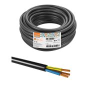 Провод ПВСмб 3х1,5 (10м), черный Народный