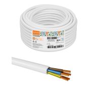 Провод ПВСмб 5х6 (100м), белый Народный