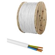 Провод ПВСмб 3х1,5, белый Народный