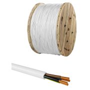 Провод ПВСмб 4х2,5, белый Народный