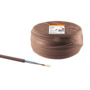 Провод ПВС 2х1,5 ГОСТ (10м), коричневый «ЭКО» TDM