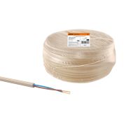 Провод ПВС 2х0,75 ГОСТ (50м), бежевый «ЭКО» TDM