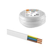 Шнур ШВВПмб 3х0,5 (50м), белый Народный