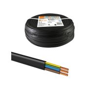 Шнур ШВВПмб 3х0,75 (100м), черный Народный