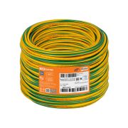 Провод ПуВ (ПВ-1) 1х0,75 ГОСТ (1000м), желто-зеленый TDM