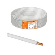 Провод ПуВ (ПВ-1) 1х10,0 ГОСТ (200м), белый TDM