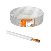 Провод ПуГВнг(А)-LS 1х10,0 ГОСТ (100м), белый TDM