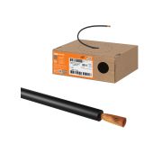 Провод ПуГВнг(А)-LS 1х0,5 ГОСТ в коробке (250м), черный TDM