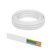 Провод ПУСП 3х1,5 (5м), белый Народный