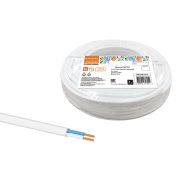 Провод ПУГСП 2х1,5 (10м), белый Народный