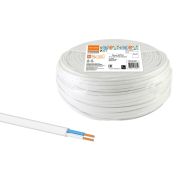 Провод ПУГСП 2х1,5 (50м), белый Народный