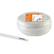 Провод ПГВВП 2х1 ГОСТ (100м), белый TDM