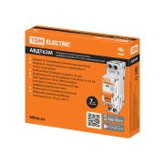 Автоматический Выключатель Дифференциального тока одномодульный АВДТ 63М 2P(1P+N) C25 100мА 4,5кА тип АС TDM