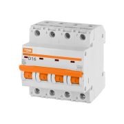 Авт. выкл.ВА47-29 4Р 16А 4,5кА х-ка D TDM