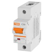 Авт. выкл. ВА47-125 1Р 50А 15кА  х-ка С TDM