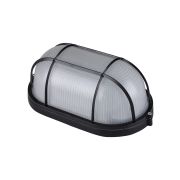 Светильник НПБ1202 черный/овал с реш. 100Вт IP54 TDM