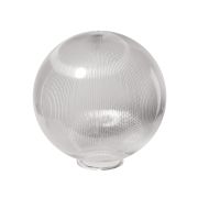 Рассеиватель шар ПММА 400 мм прозрачный призма (байонет 145 мм) TDM