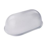 Рассеиватель для светильника НПБ овал 100 Вт матированный TDM