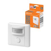 Датчик движения  встраив. в стену  ДДВ-01 600Вт, 5-480с, 9м, 10+Лк, 120гр, IP20, TDM