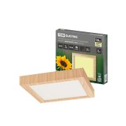 Светильник накладной светодиодный квадрат «Даунлайт» СПО (сосна) 18 Вт 225*225*32 мм 3000К TDM