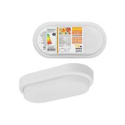 Светодиодный светильник LED ДПП 2801 12Вт 990 лм 4000К IP65 белый овал 200*100*46 мм Народный