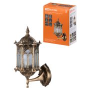 Светильник садово-парковый «Ампир» 60 Вт, вверх, шагрень/бронза Е27, TDM