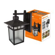 Светильник садово-парковый «Тамплиеры» 100 Вт, вниз, шагрень/черный, Е27, TDM