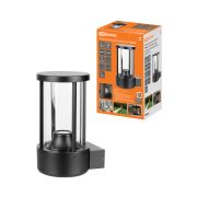 Светильник садово-парковый «Лахти», 60 Вт, вверх, алюм., прозрачное/черный, Е27, TDM