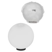 Светильник НТУ 03-100-400 шар d=400 мм IP54 (опал ПММА, основание плоское ПК 145, Е27) TDM