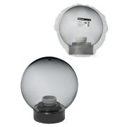 Светильник НТУ 03- 60-162 шар d=160 мм IP54 (дымчатый ПММА, основание плоское ПК, Е27) TDM