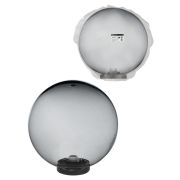 Светильник НТУ 03-100-402 шар d=400 мм IP54 (дымчатый ПММА, основание плоское ПК 145, Е27) TDM