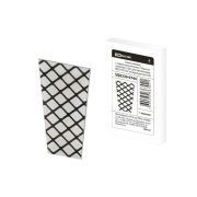 Стекло матовое с зеркальным рисунком «Решетка» (комплект 4 шт.) для светильников НБУ, НТУ, НСУ четырехгранник TDM