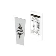 Стекло матовое с зеркальным рисунком «Вихрь» (комплект 6 шт.) для светильников НБУ, НТУ, НСУ шестигранник TDM