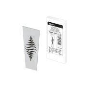 Стекло матовое «Вихрь» (комплект 6 шт.) для светильников 6060 шестигранник (металл) TDM