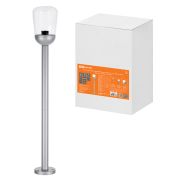 Светильник садово-парковый «Мадрид» 1х60 Вт, столб, H955 мм, алюм., прозрачное/серый, Е27, TDM